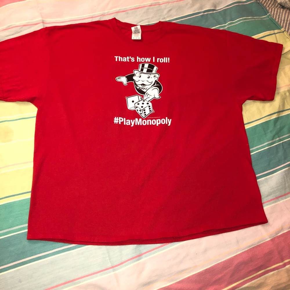 T SHIRT 3 XL Monopoly Uncle Rich Moneybags